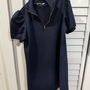 Elegant Navy Blue Dress